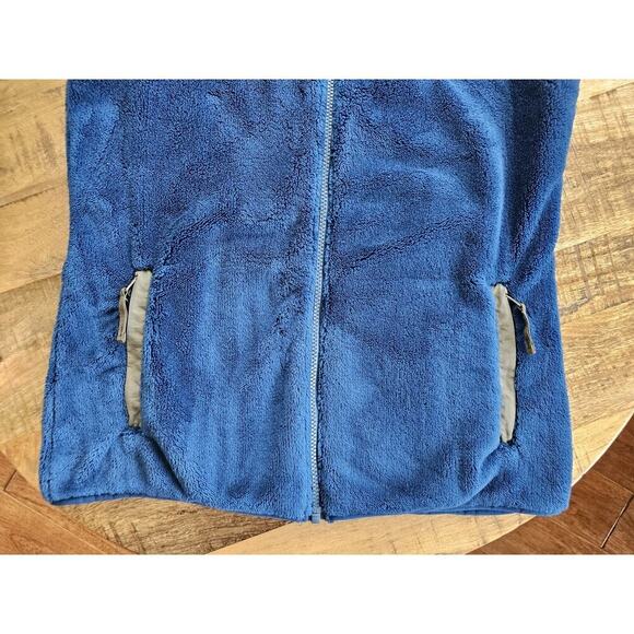 L.L Bean High Pile Fleece Vest Women’s Size XS Blue Outdoors Hiking Pockets - Picture 6 of 12